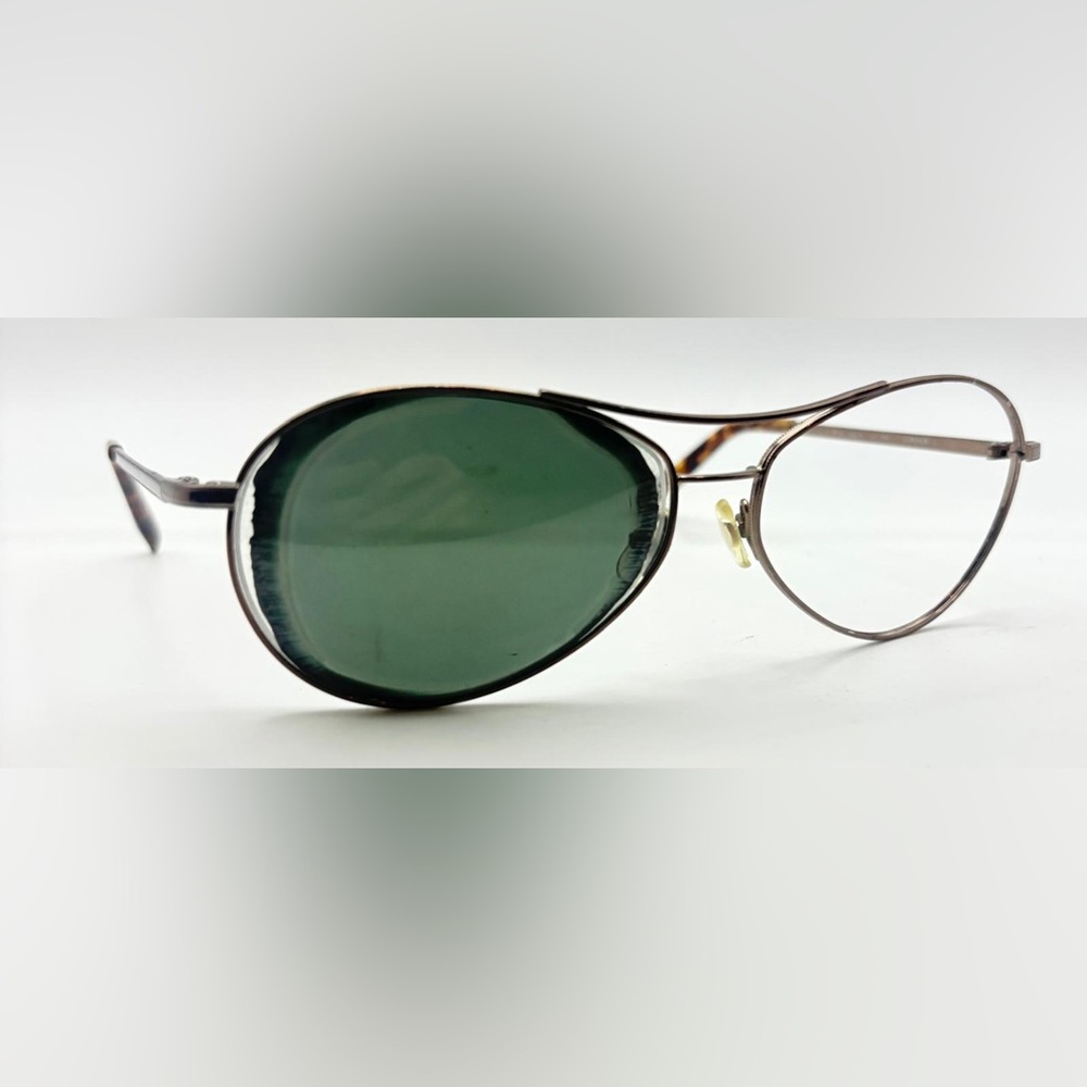 Morgenthal Frederics Corsair Brown Pilot Sunglasses Frames Only